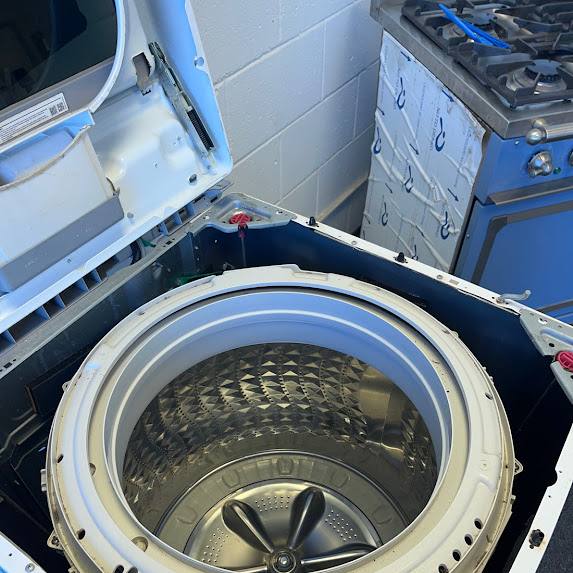 Washer drum inspection